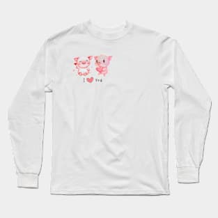 cute pigs Long Sleeve T-Shirt